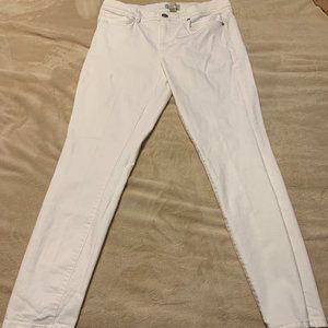 White Crop Pants